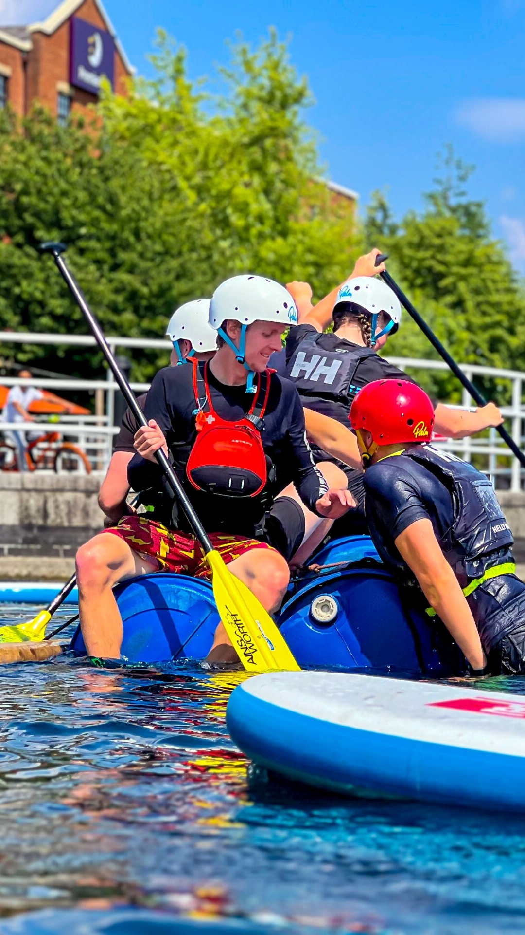 Group on the water